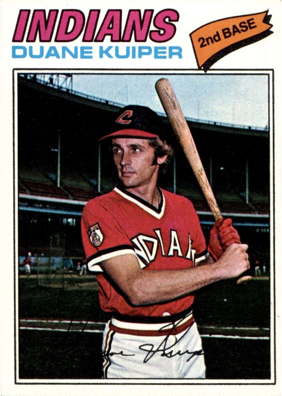 1977 Topps #85 Duane Kuiper, Cleveland Indians