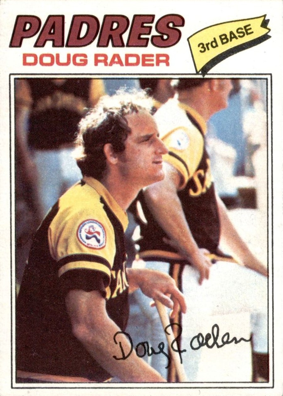 1977 Topps #9 Doug Rader, San Diego Padres