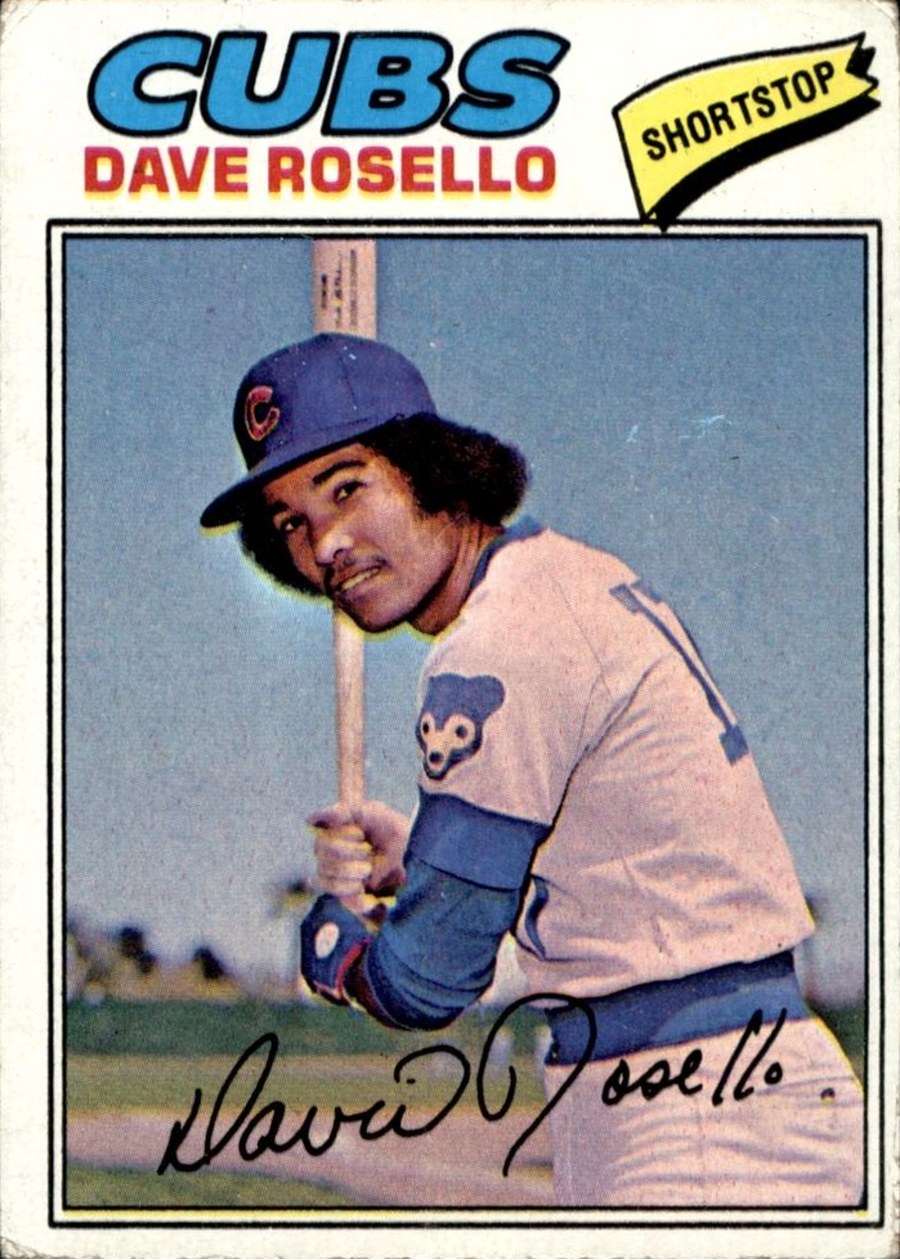 1977 Topps #92 Dave Rosello, Chicago Cubs