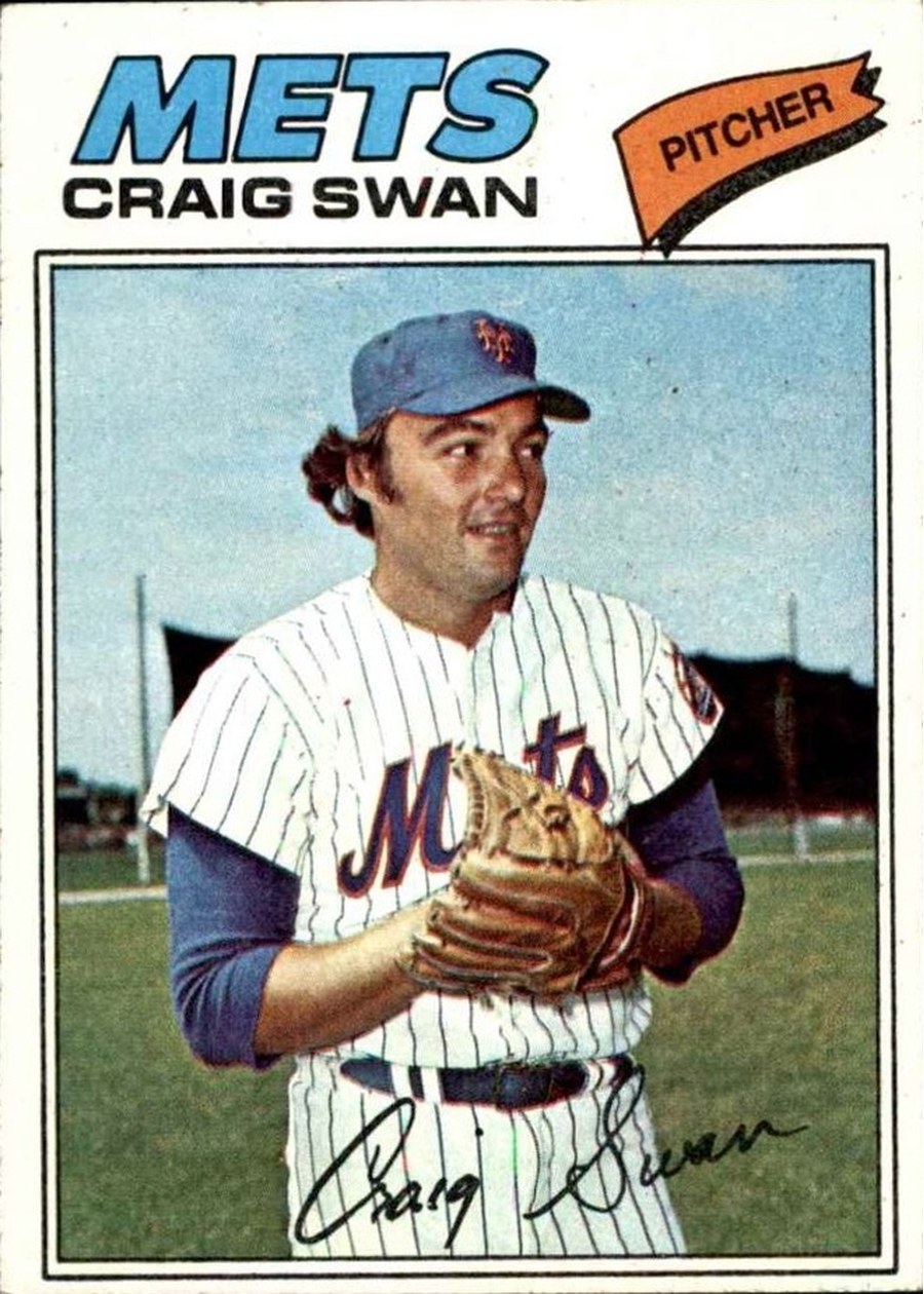 1977 Topps #94 Craig Swan, New York Mets