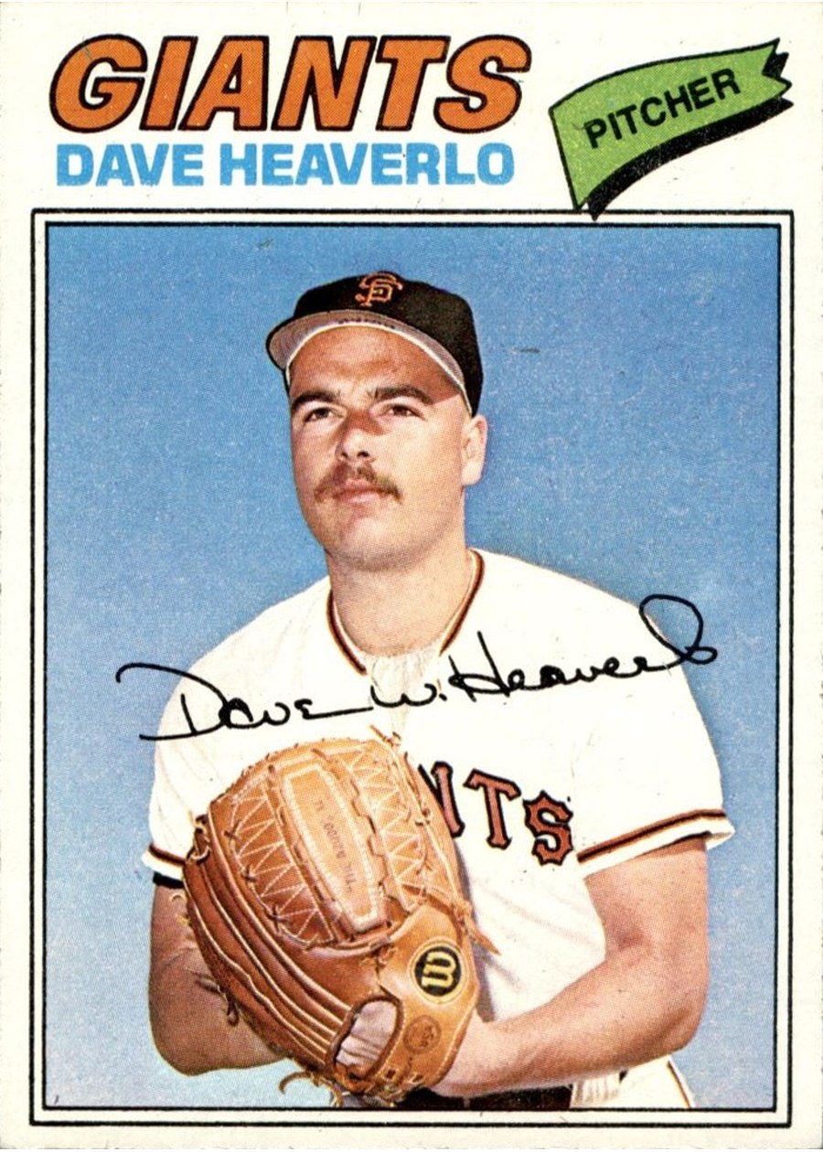 1977 Topps #97 Dave Heaverlo, San Francisco Giants