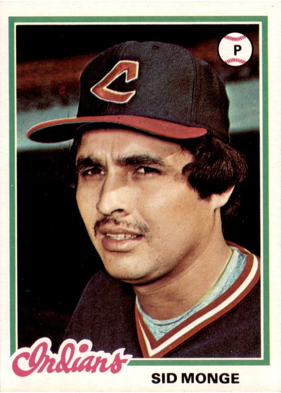 1978 Topps #101 Sid Monge, Cleveland Indians
