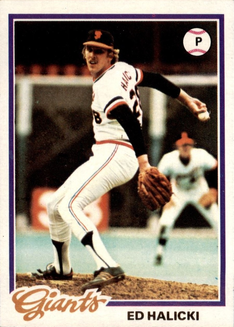 1978 Topps #107 Ed Halicki, San Francisco Giants
