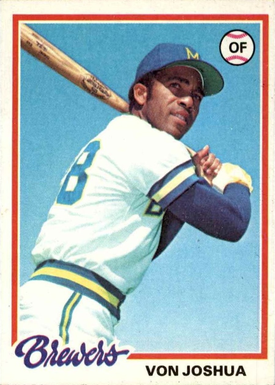 1978 Topps #108 Von Joshua, Milwaukee Brewers
