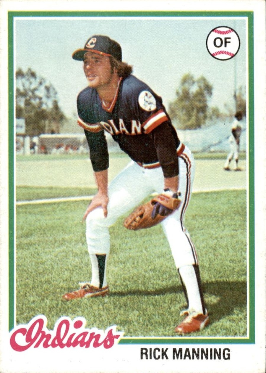 1978 Topps #11 Rick Manning, Cleveland Indians