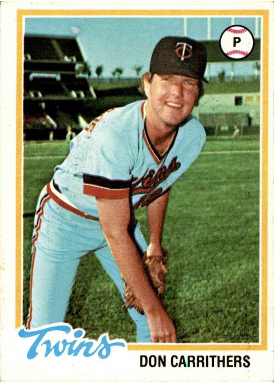 1978 Topps #113 Don Carrithers, Minnesota Twins