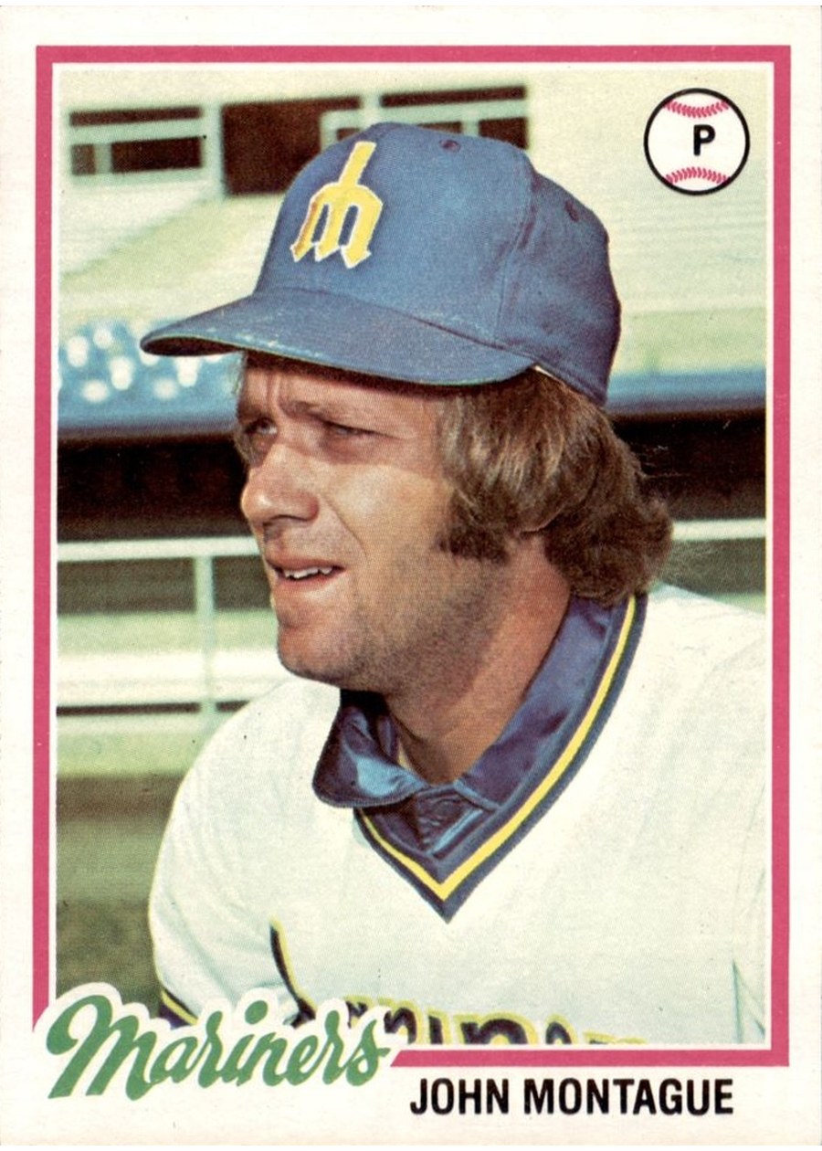 1978 Topps #117 John Montague, Seattle Mariners