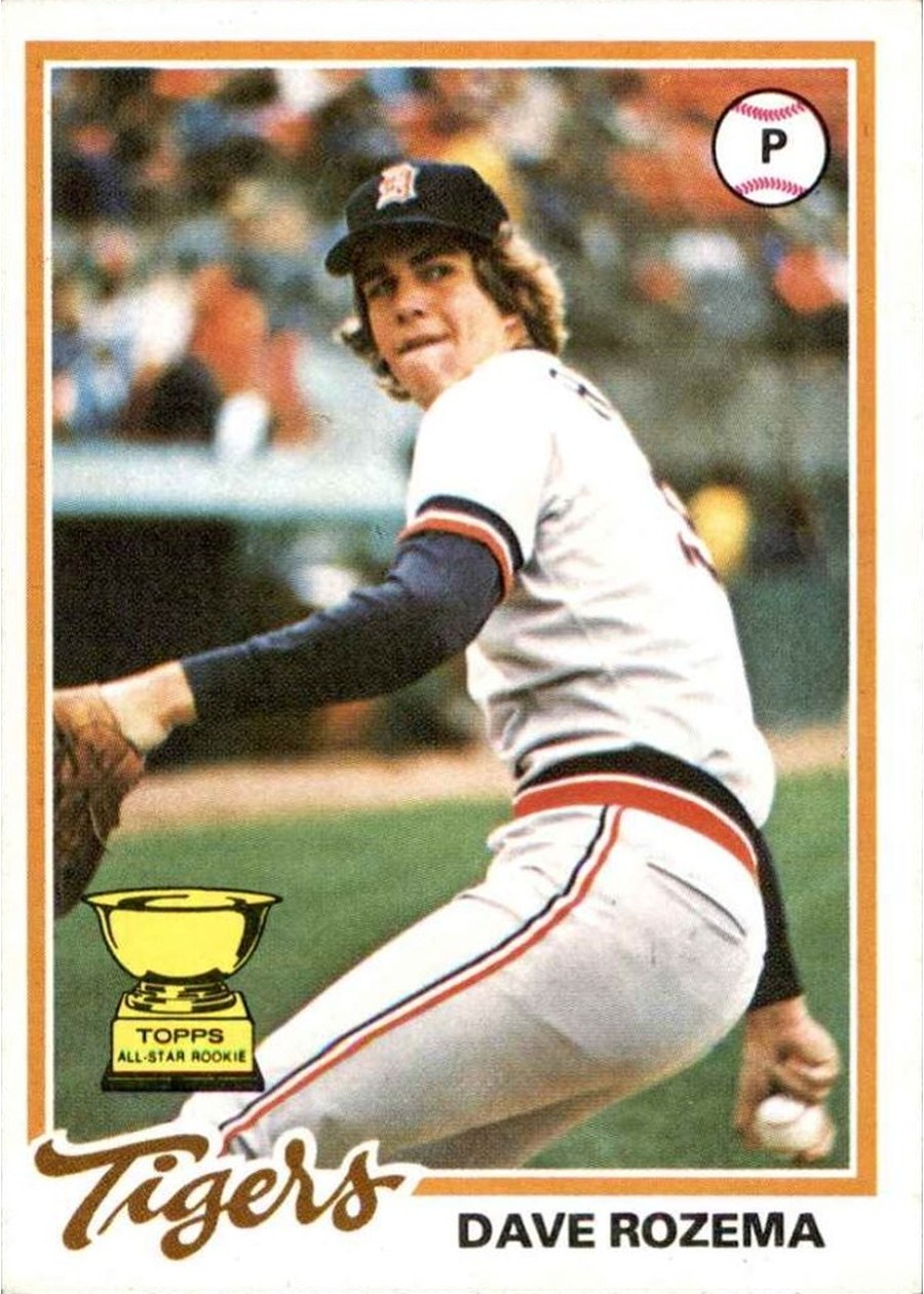 1978 Topps #124 Dave Rozema, Detroit Tigers