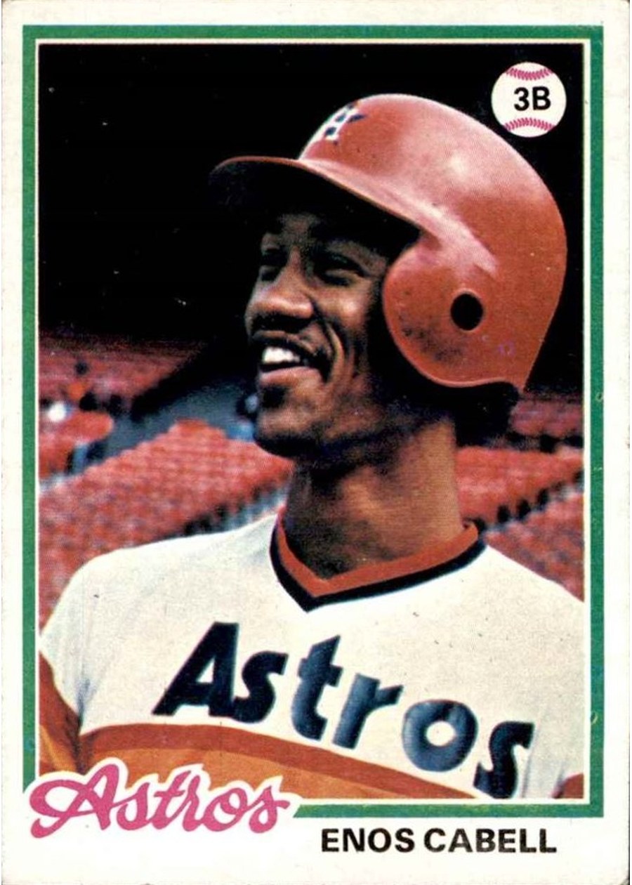 1978 Topps #132 Enos Cabell, Houston Astros