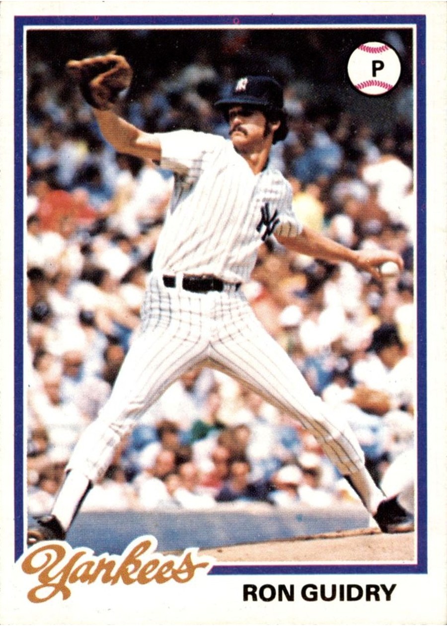 1978 Topps #135 Ron Guidry, New York Yankees