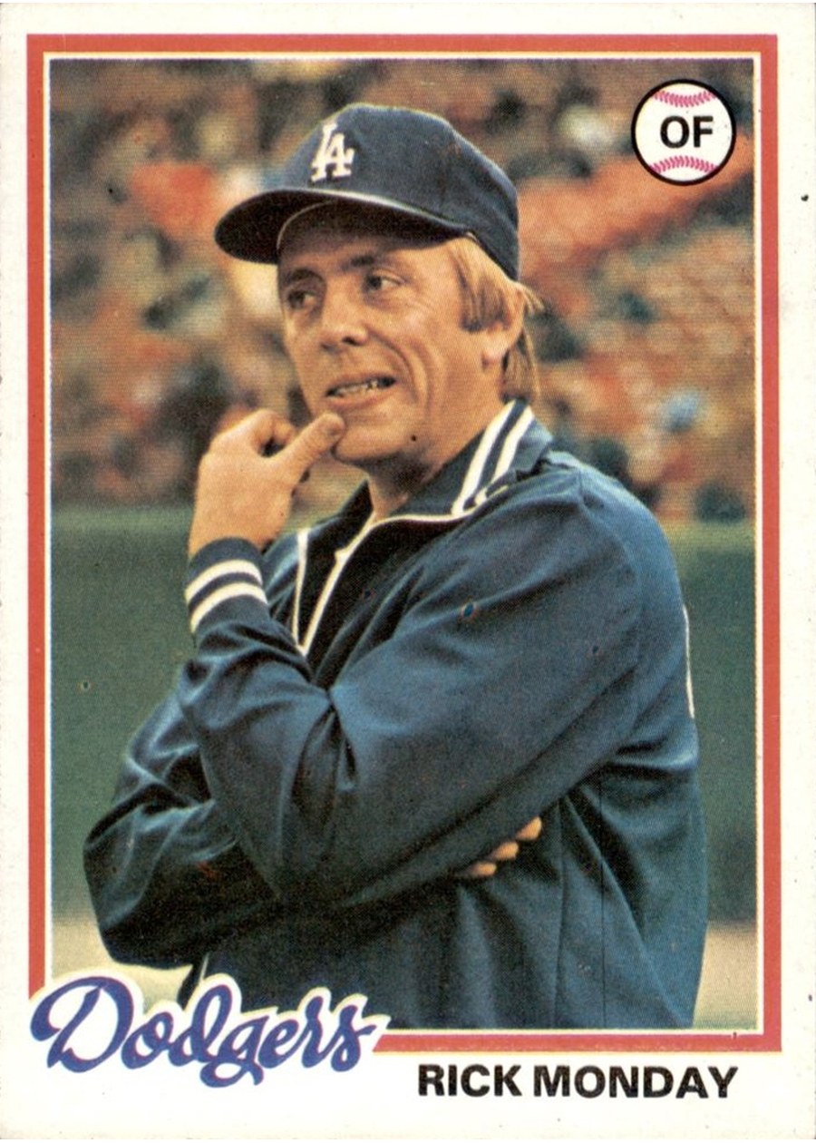 1978 Topps #145 Rick Monday, Los Angeles Dodgers