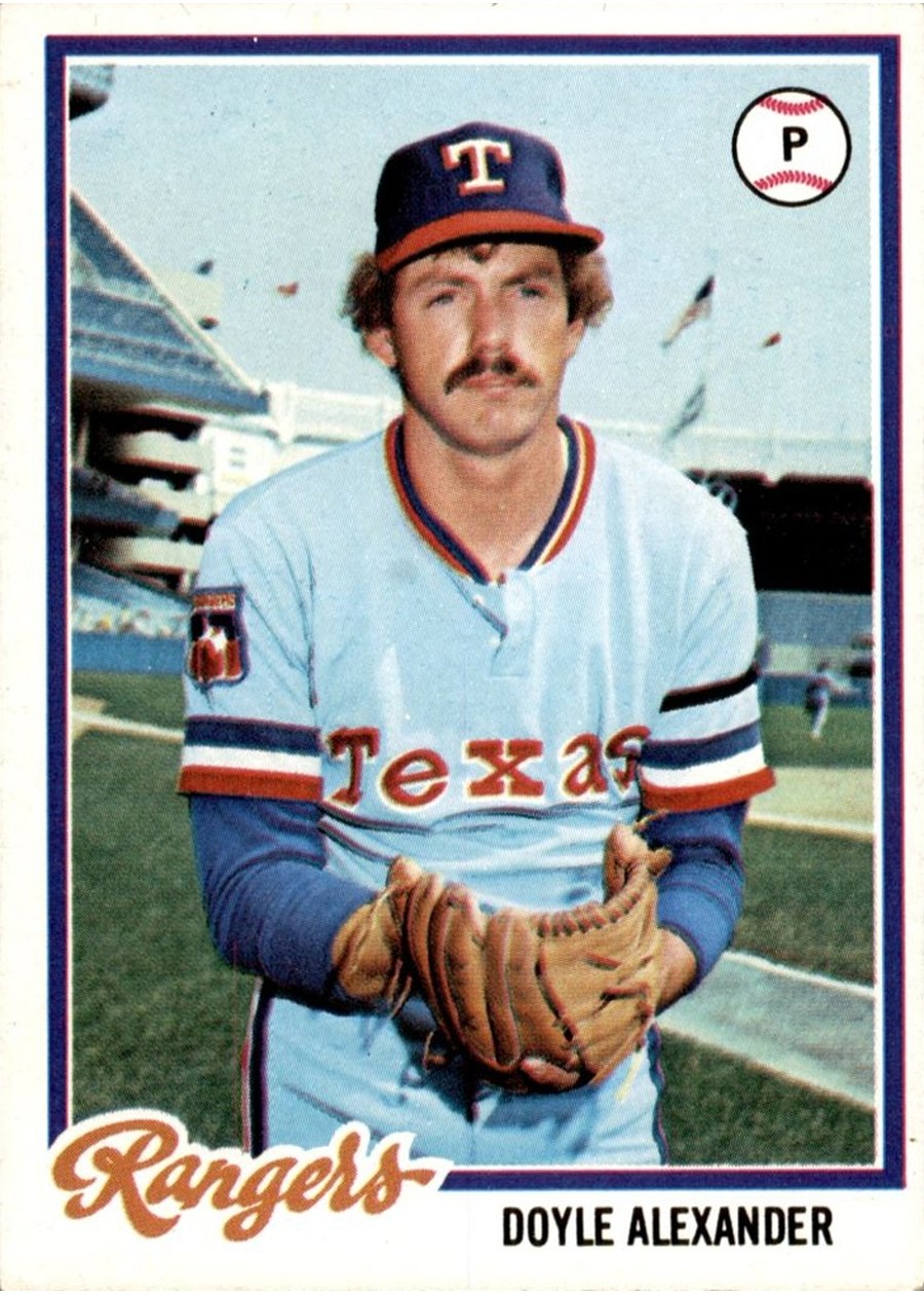 1978 Topps #146 Doyle Alexander, Texas Rangers