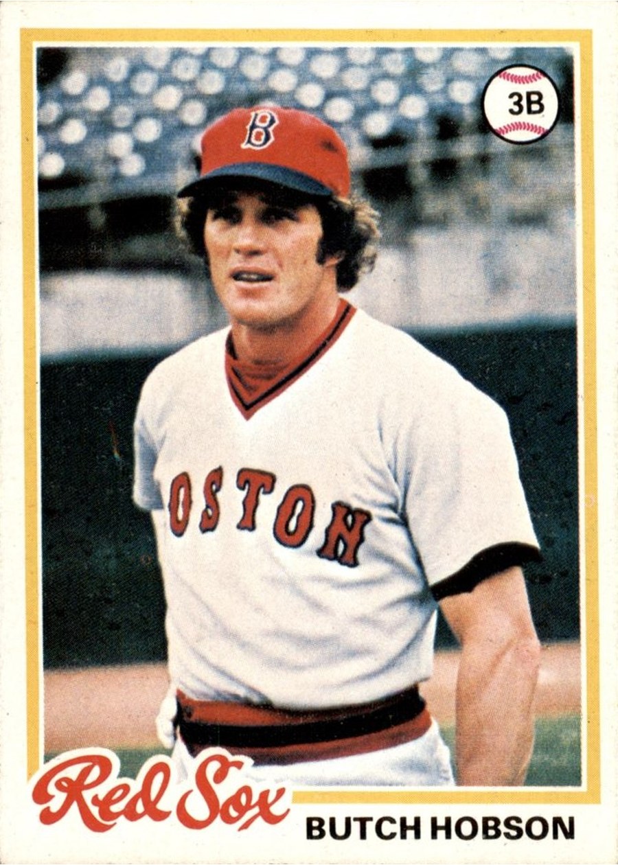 1978 Topps #155 Butch Hobson, Boston Red Sox