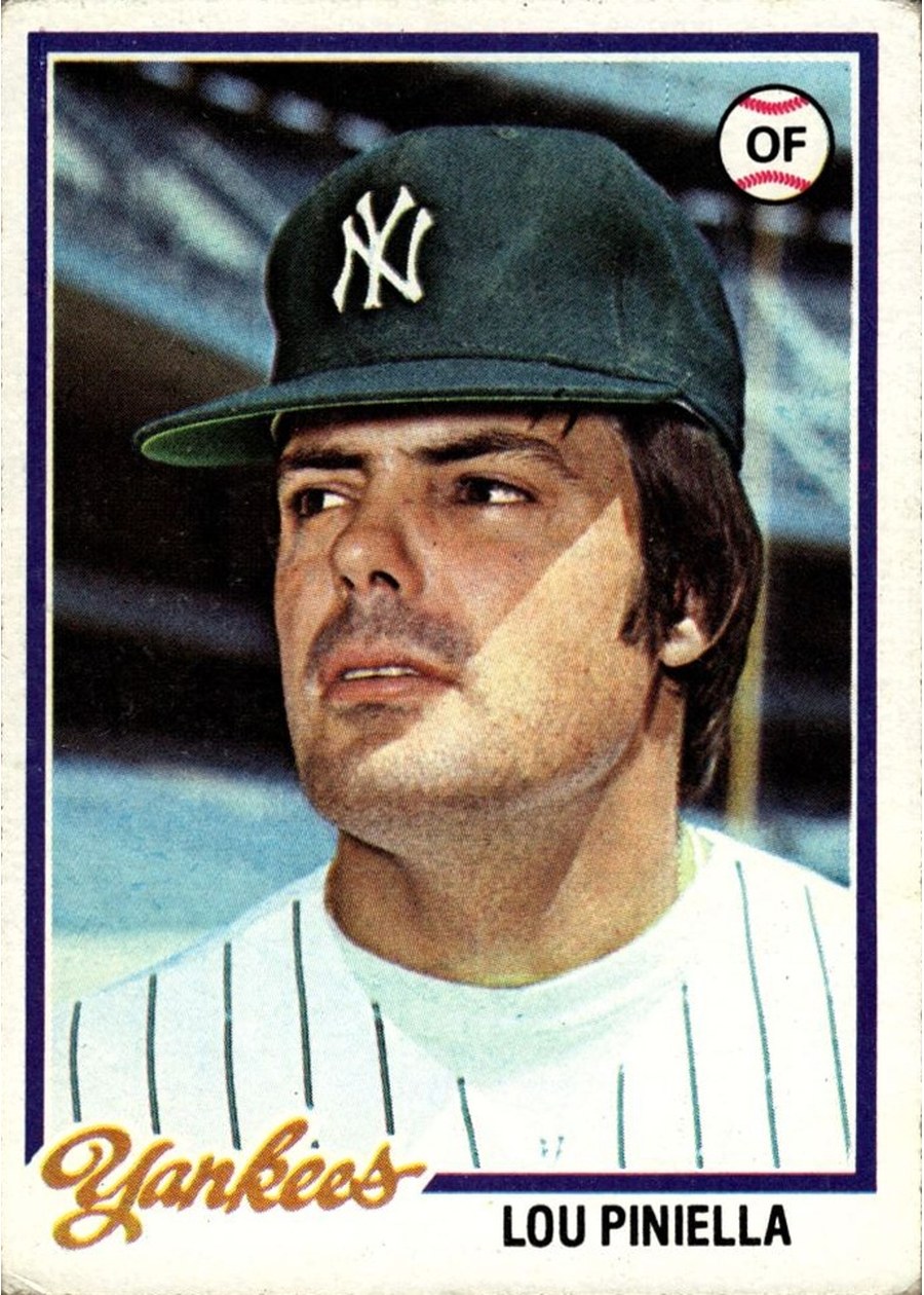 1978 Topps #159 Lou Piniella, New York Yankees