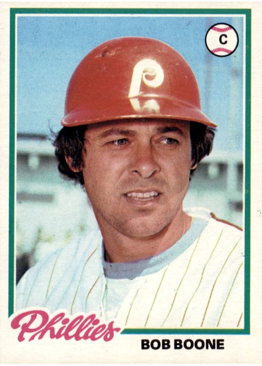 1978 Topps #161 Bob Boone, Philadelphia Phillies
