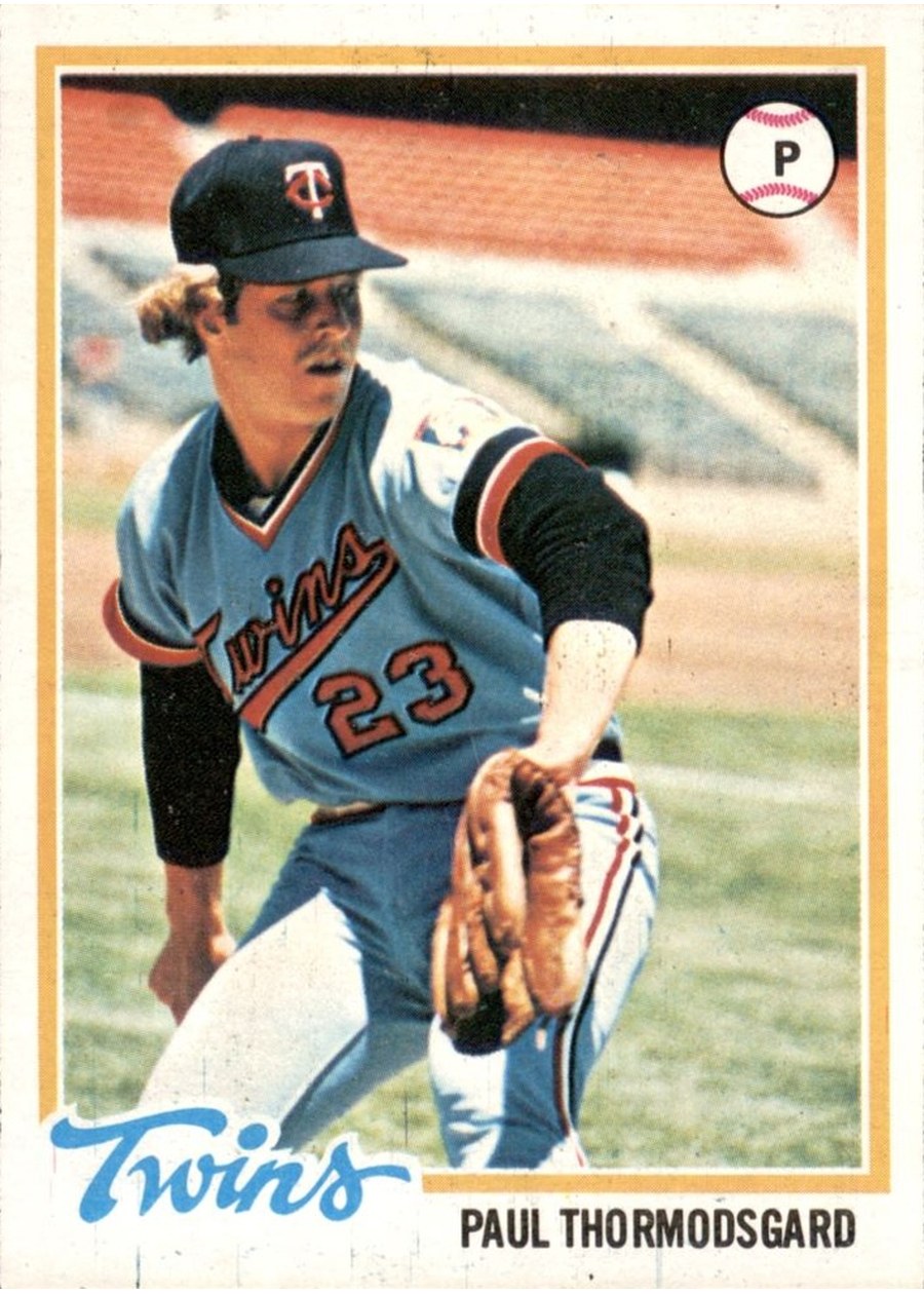 1978 Topps #162 Paul Thormodsgard, Minnesota Twins
