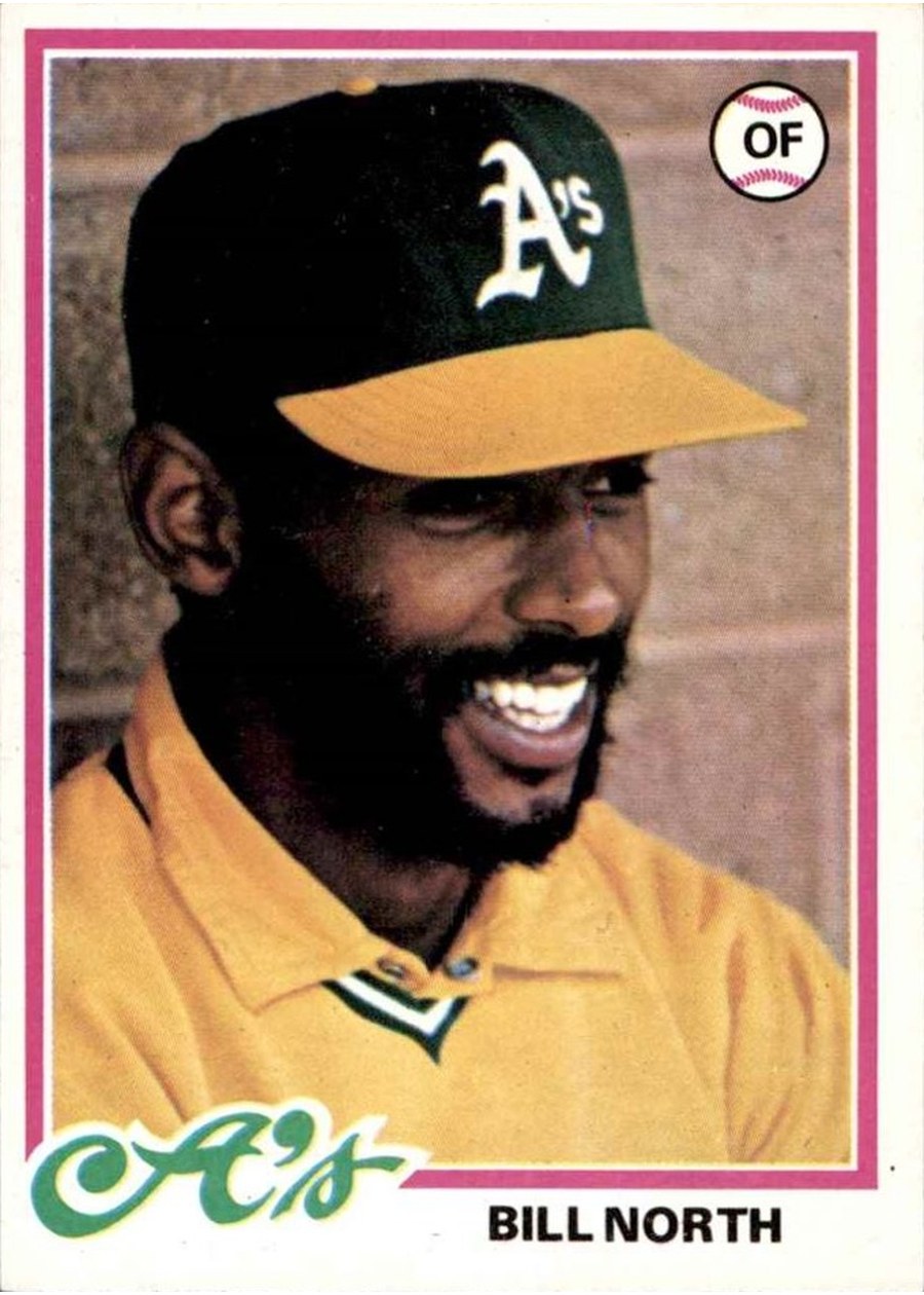 1978 Topps #163 Bill North, Oakland Athletics