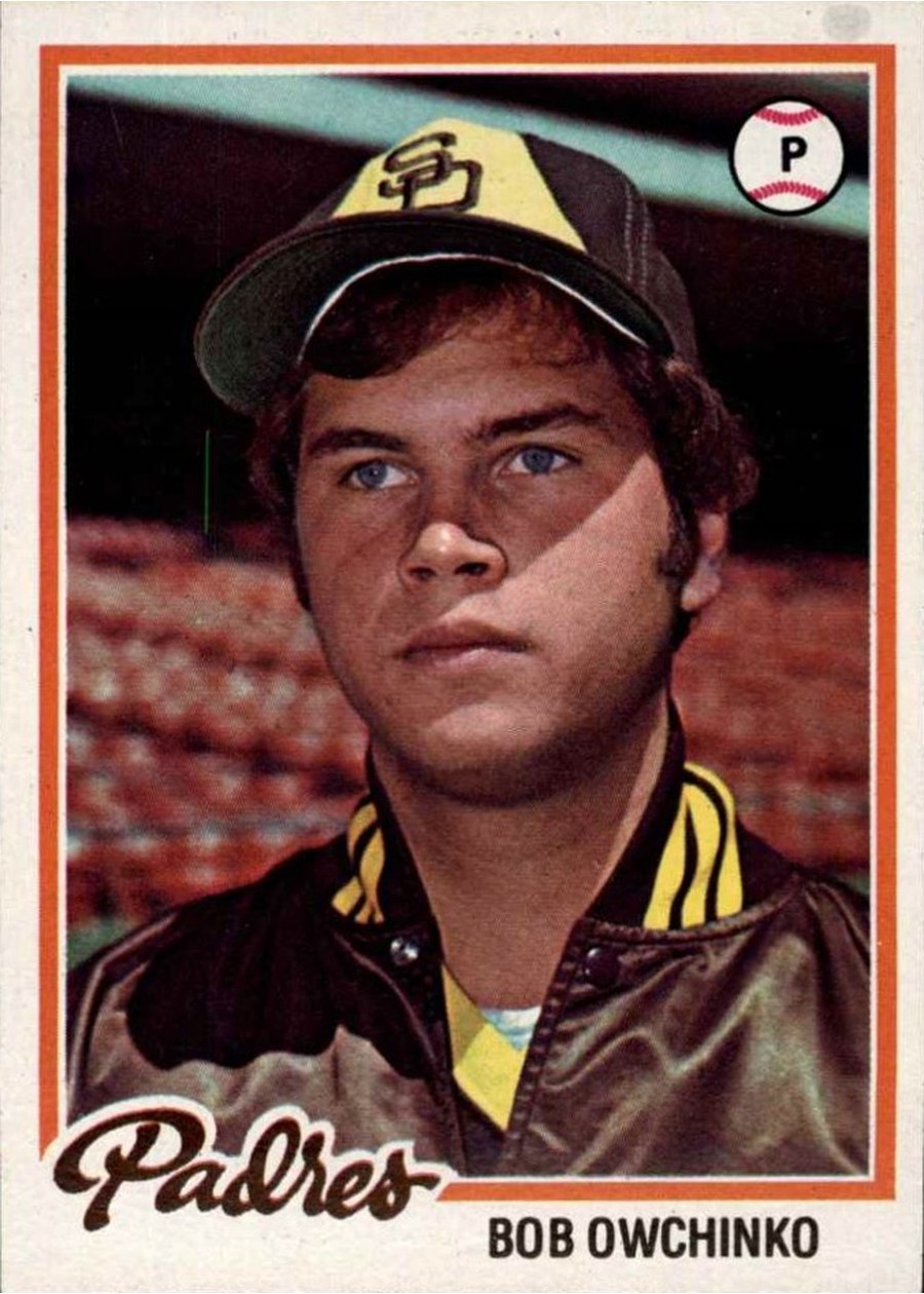 1978 Topps #164 Bob Owchinko, San Diego Padres
