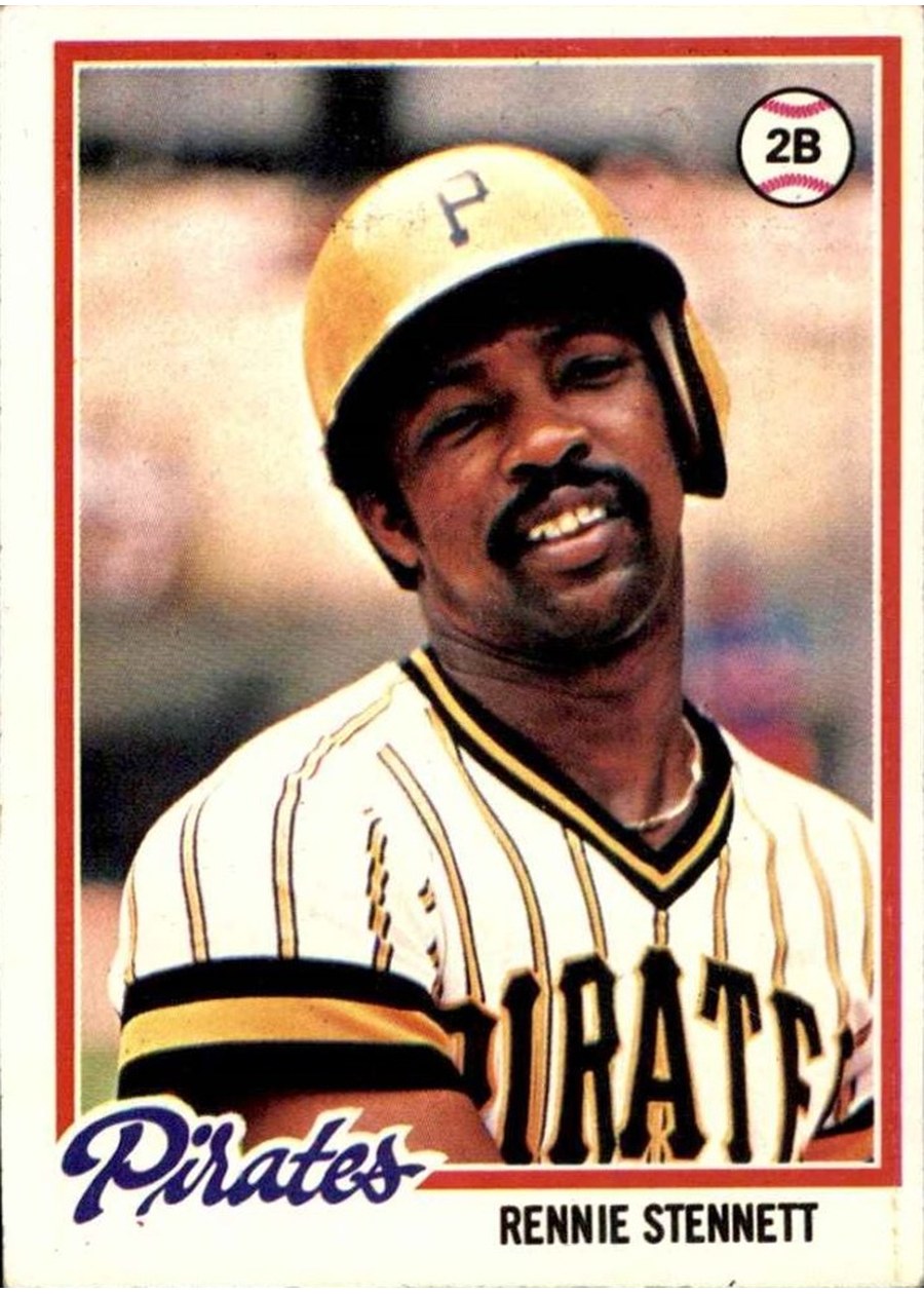 1978 Topps #165 Rennie Stennett, Pittsburgh Pirates