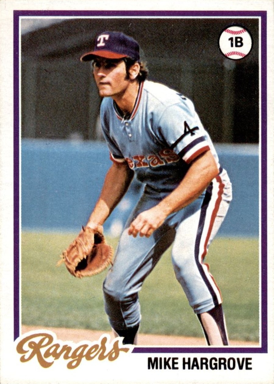 1978 Topps #172 Mike Hargrove, Texas Rangers