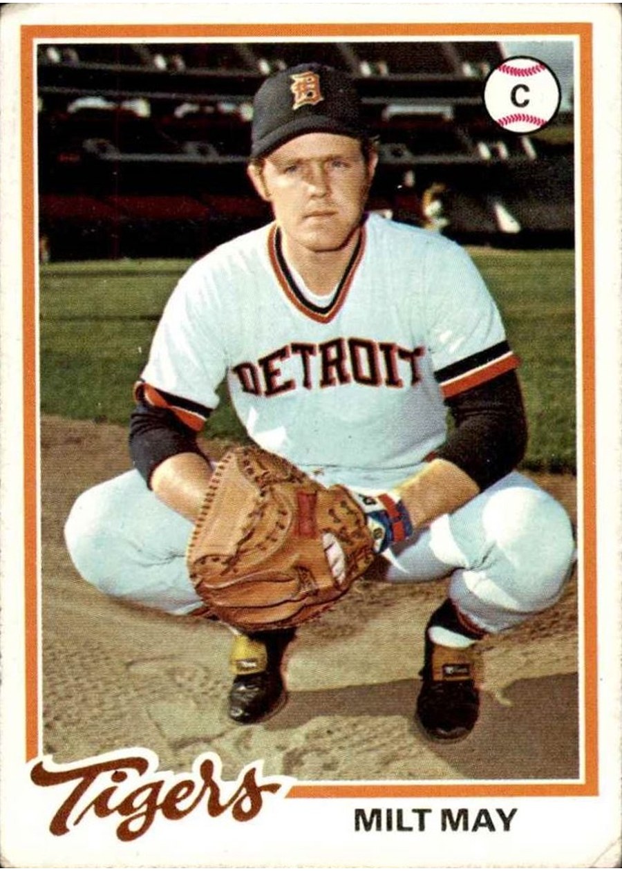 1978 Topps #176 Milt May, Detroit Tigers