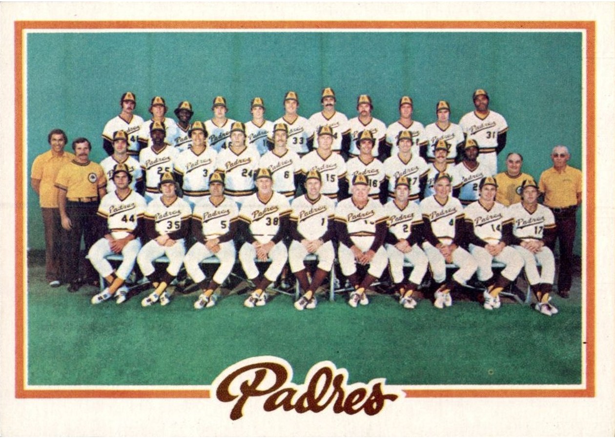 1978 Topps #192 San Diego Padres Team