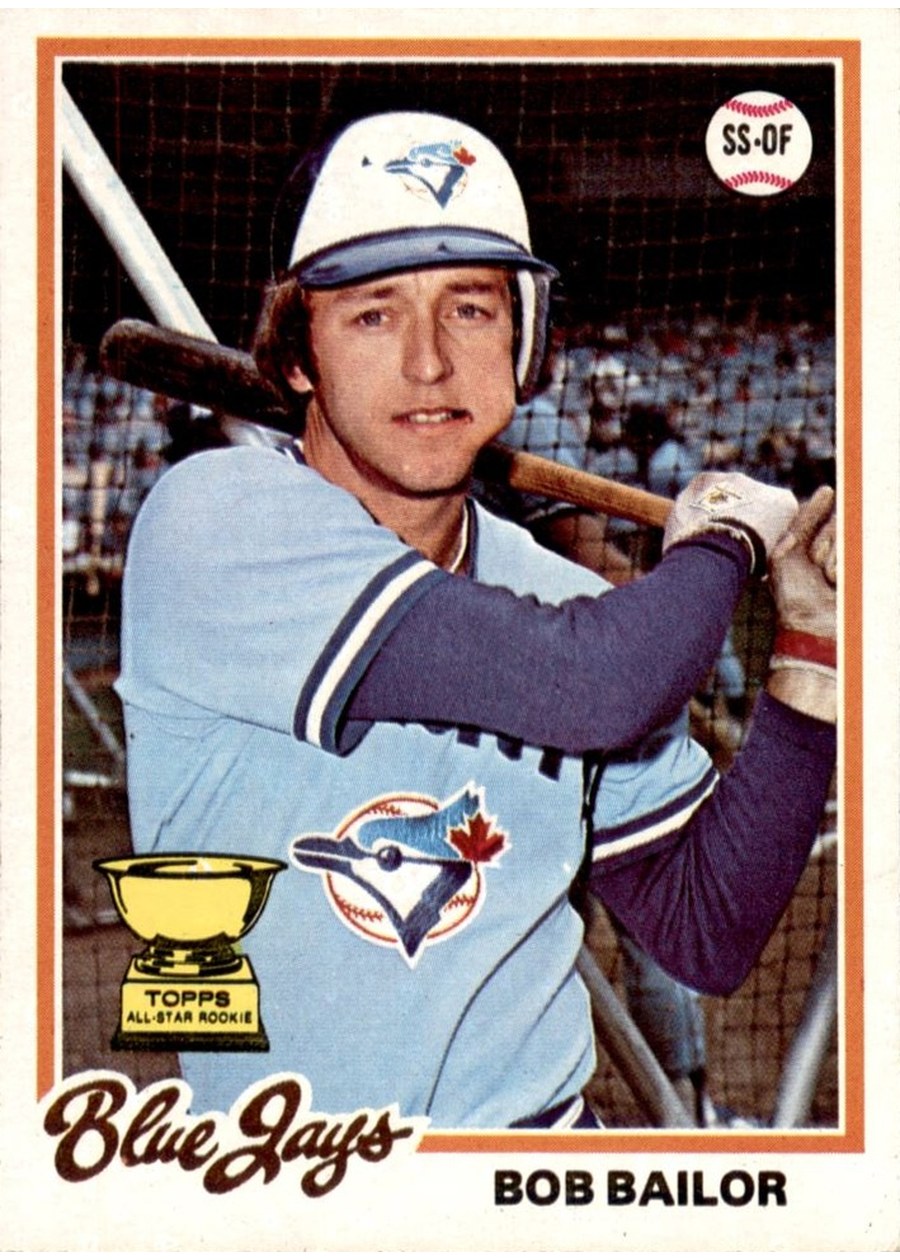 1978 Topps #196 Bob Bailor, Toronto Blue Jays