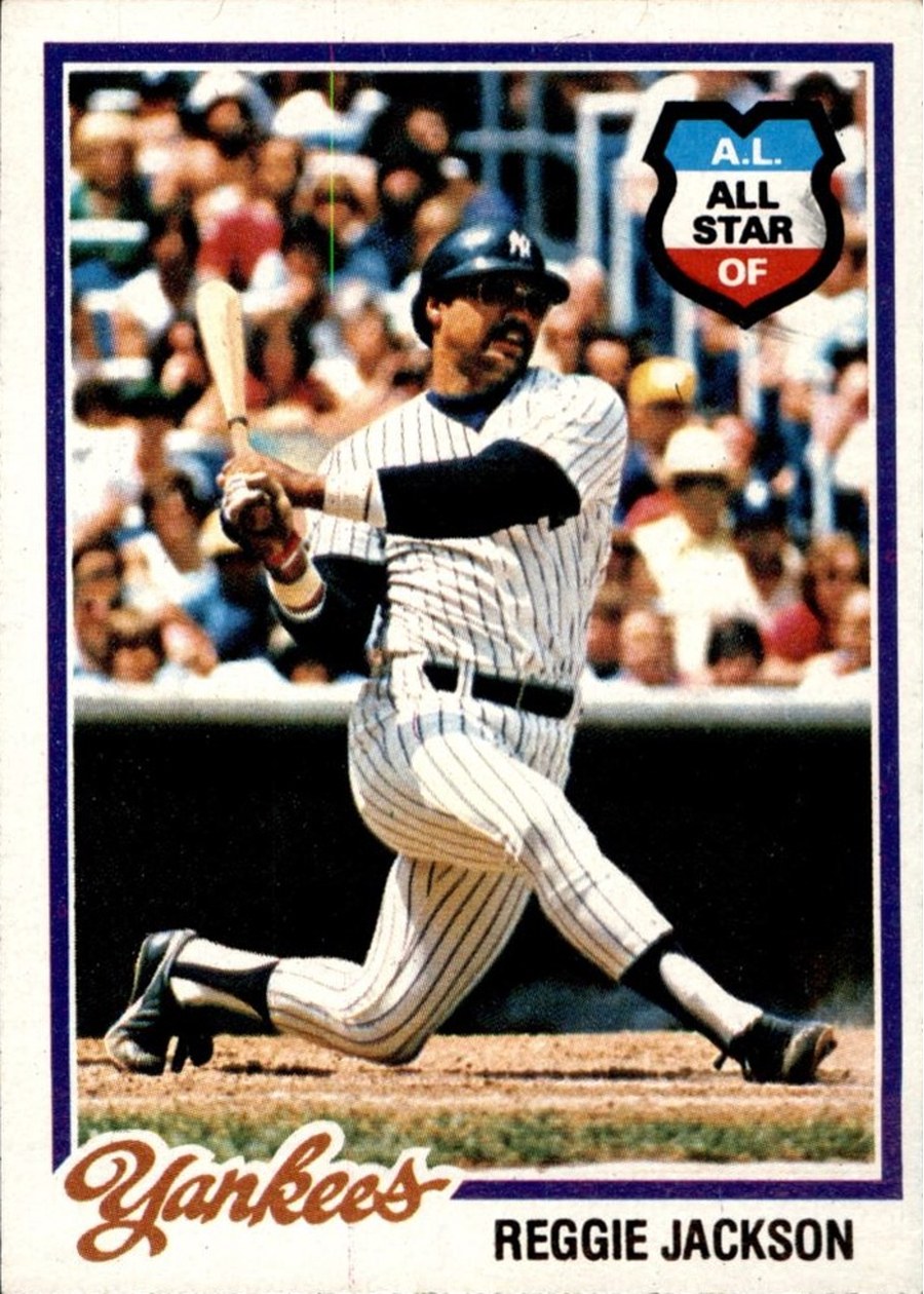 1978 Topps #200 Reggie Jackson, New York Yankees