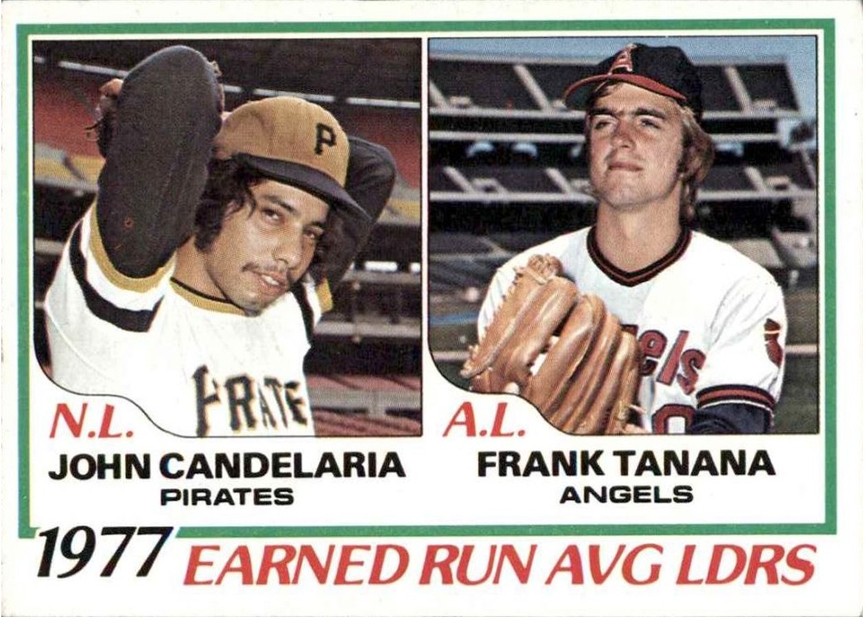 1978 Topps #207 1977 ERA Leaders, Pittsburgh Pirates / California Angels