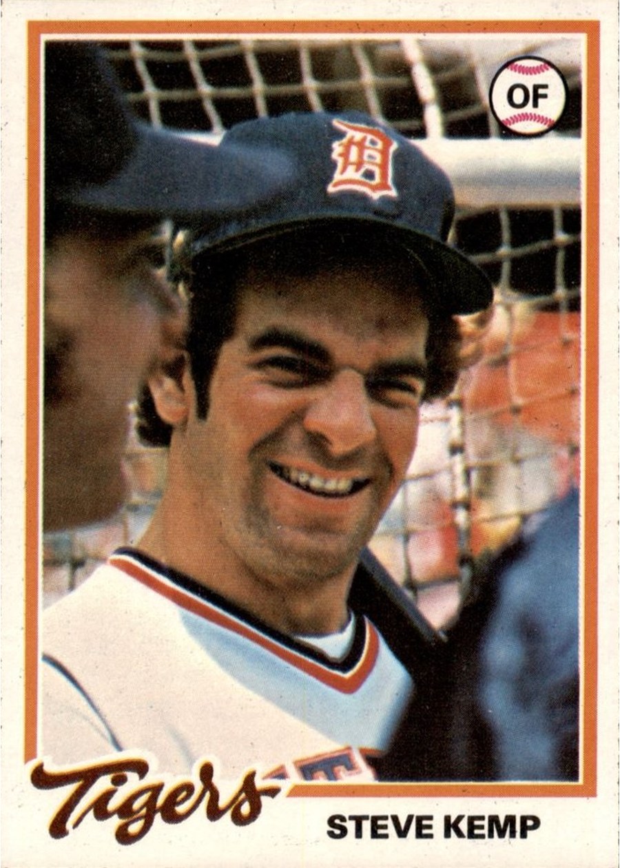 1978 Topps #21 Steve Kemp, Detroit Tigers