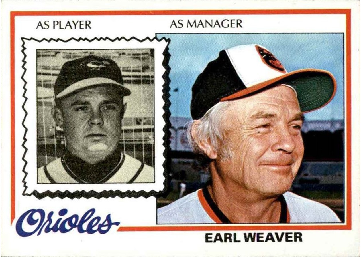 1978 Topps #211 Earl Weaver, Baltimore Orioles