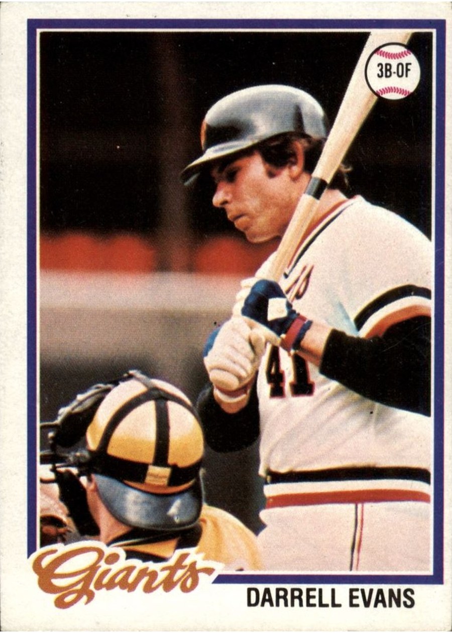 1978 Topps #215 Darrell Evans, San Francisco Giants