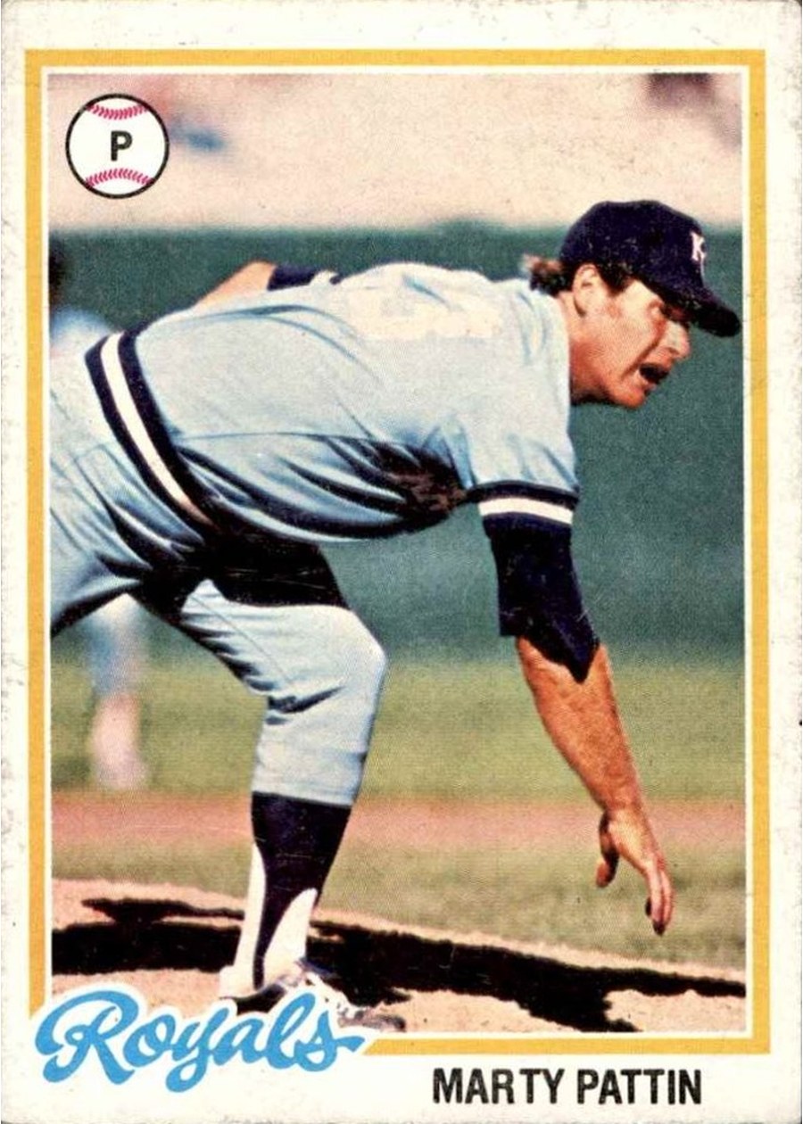 1978 Topps #218 Marty Pattin, Kansas City Royals