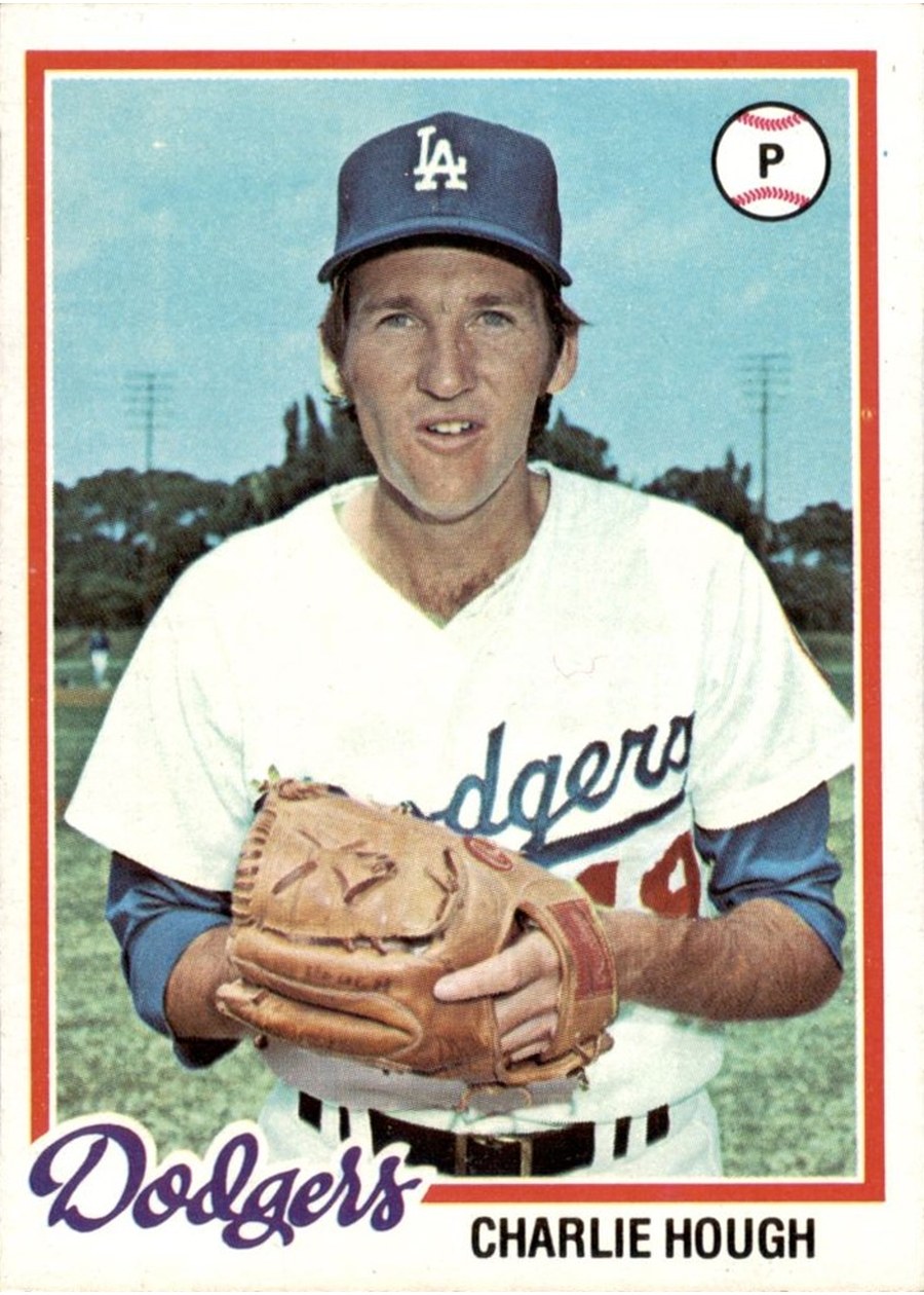 1978 Topps #22 Charlie Hough, Los Angeles Dodgers