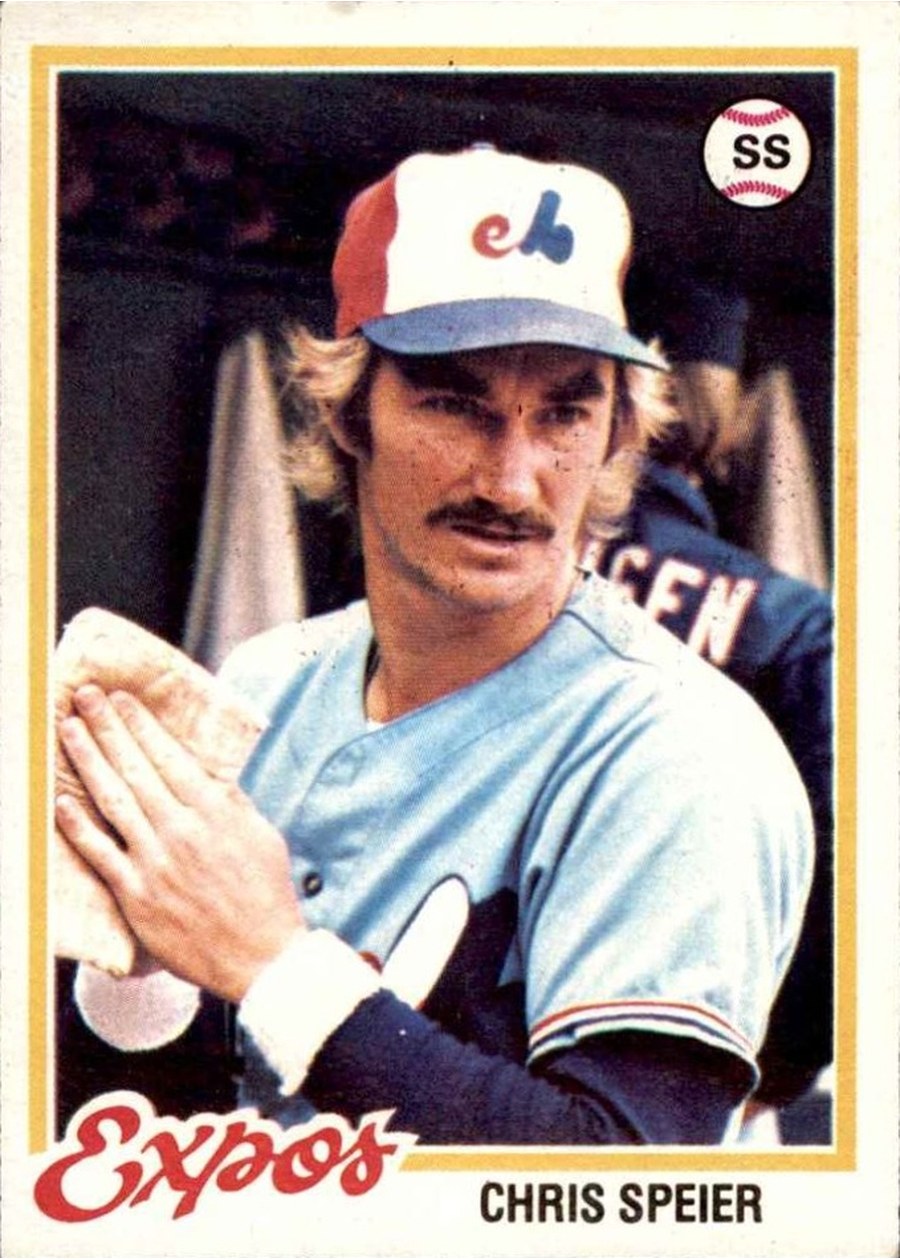 1978 Topps #221 Chris Speier, Montreal Expos