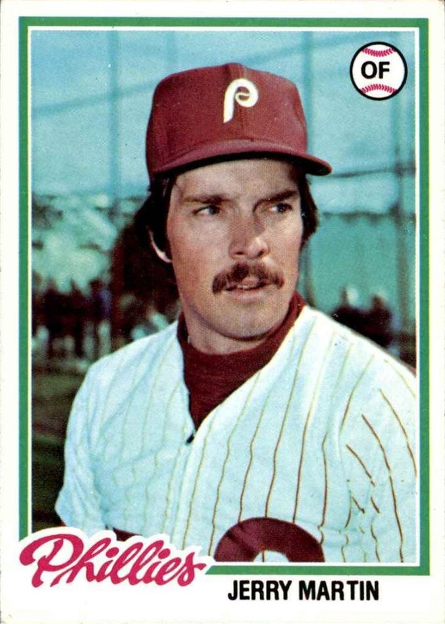 1978 Topps #222 Jerry Martin, Philadelphia Phillies
