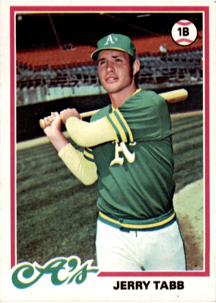1978 Topps #224 Jerry Tabb, Oakland Athletics