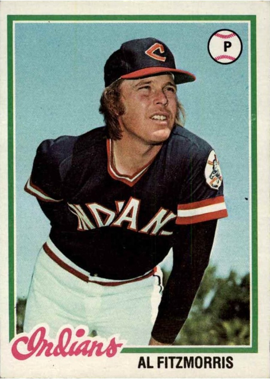 1978 Topps #227 Al Fitzmorris, Cleveland Indians