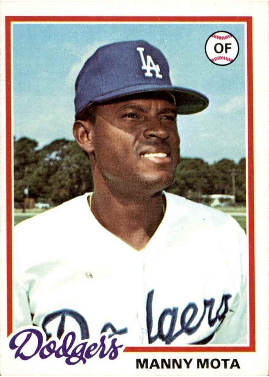 1978 Topps #228 Manny Mota, Los Angeles Dodgers