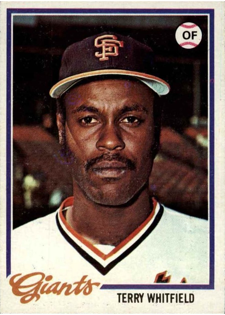 1978 Topps #236 Terry Whitfield, San Francisco Giants