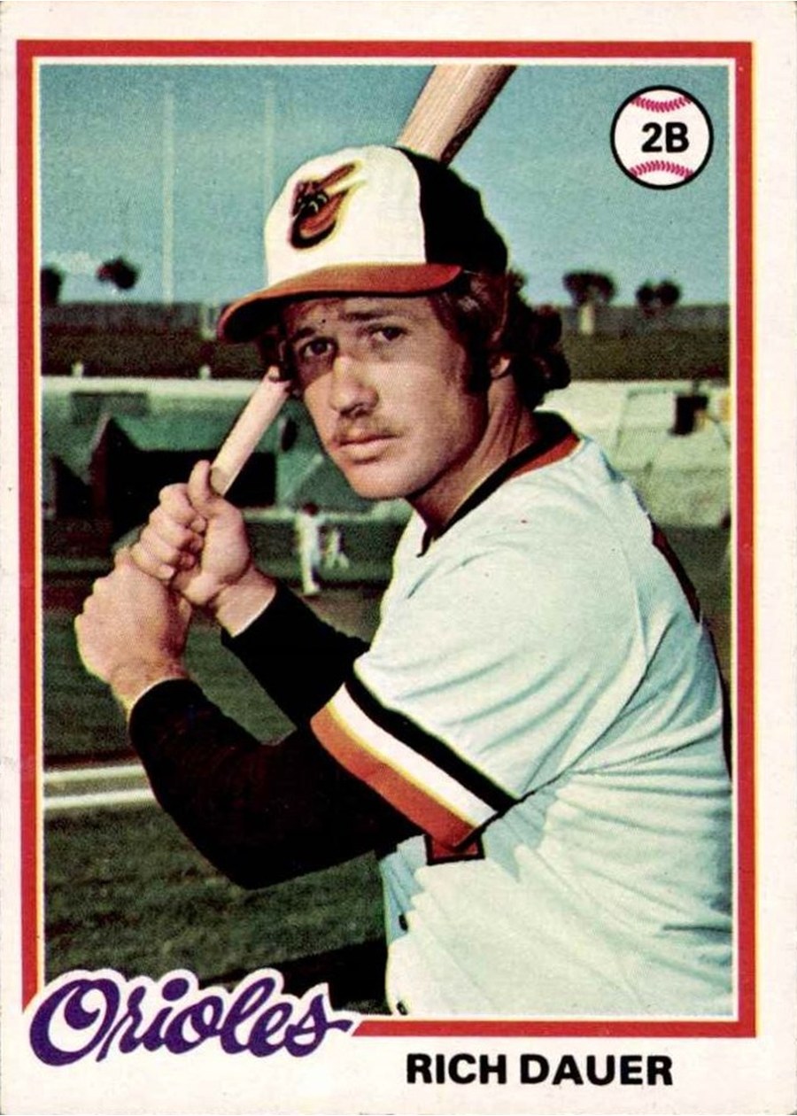 1978 Topps #237 Rich Dauer, Baltimore Orioles