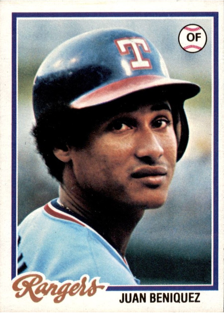 1978 Topps #238 Juan Beniquez, Texas Rangers