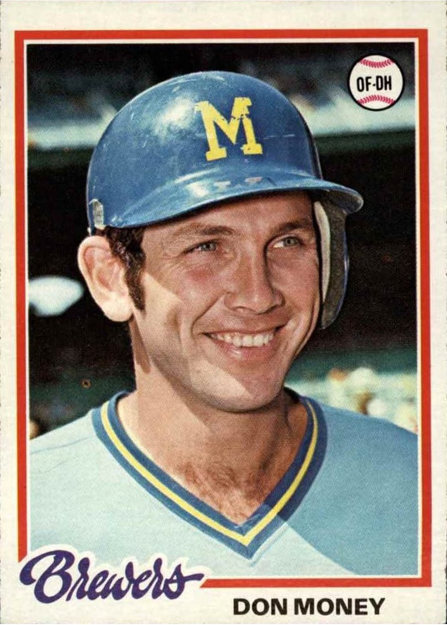 1978 Topps #24 Don Money, Milwaukee Brewers