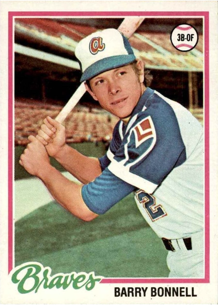 1978 Topps #242 Barry Bonnell, Atlanta Braves