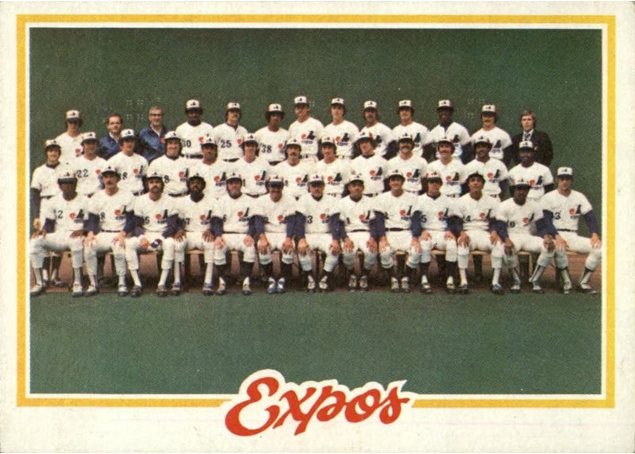 1978 Topps #244 Montreal Expos Team