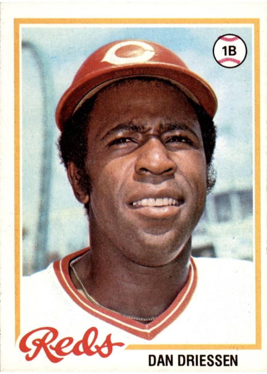 1978 Topps #246 Dan Driessen, Cincinnati Reds