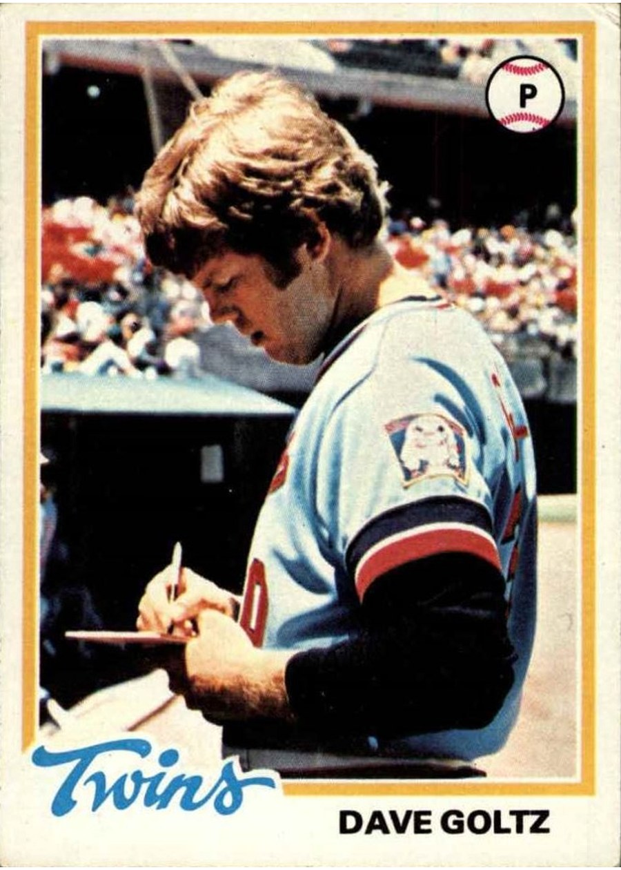 1978 Topps #249 Dave Goltz, Minnesota Twins