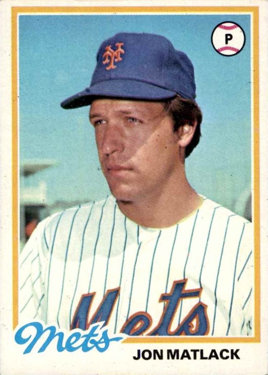 1978 Topps #25 Jon Matlack, New York Mets