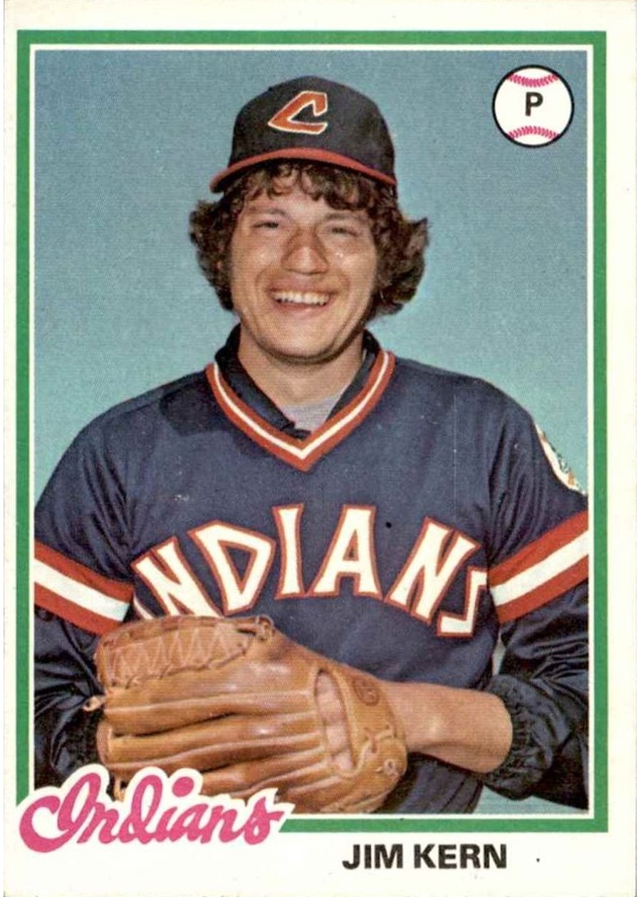 1978 Topps #253 Jim Kern, Cleveland Indians