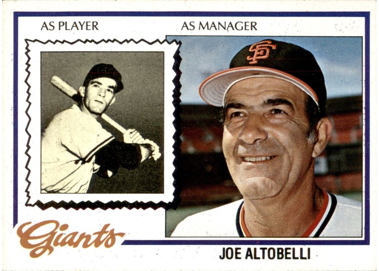 1978 Topps #256 Joe Altobelli, San Francisco Giants